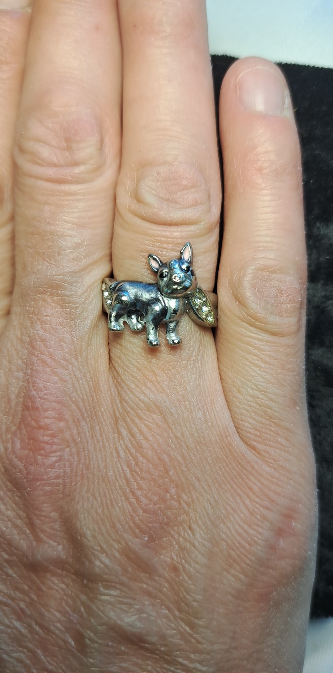 I Love My Boston Terrier Ring.